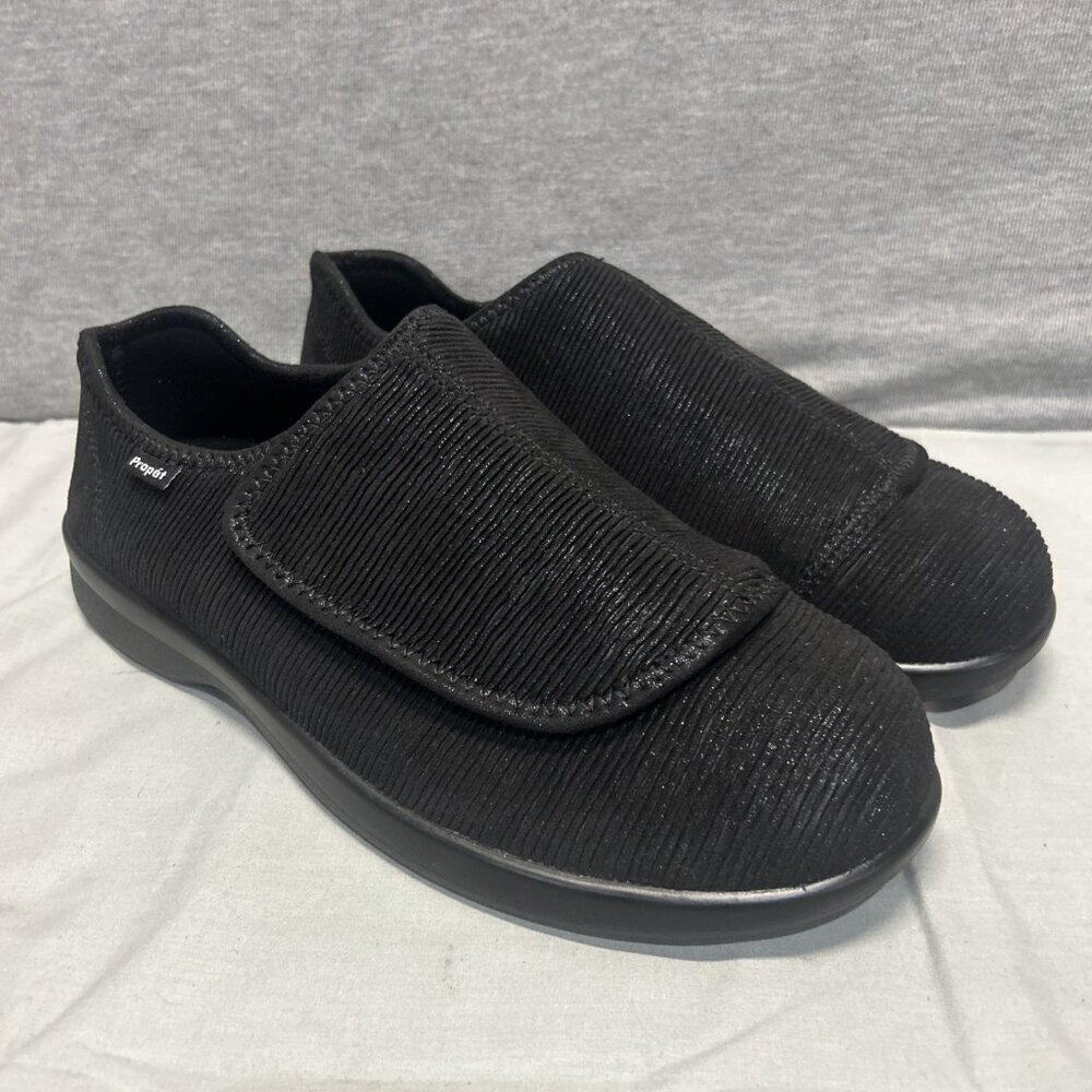 Propet Men’s Walking Shoes M0202 Size 11 Hook And Loop Black